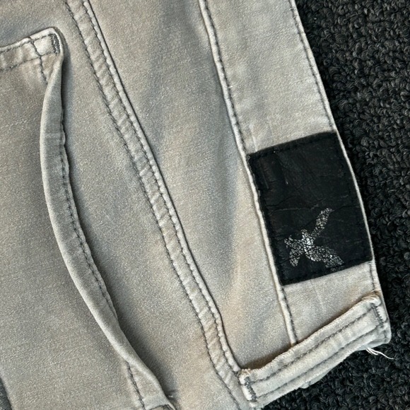 American Eagle‎ Jeggings 360 Super Stretch Gray Wash Size 6 28X29 - Picture 3 of 11